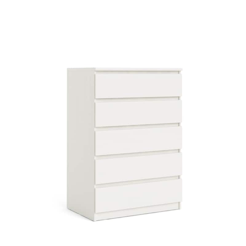 Porch & Den McKellingon 5-drawer Chest - White Woodgrain