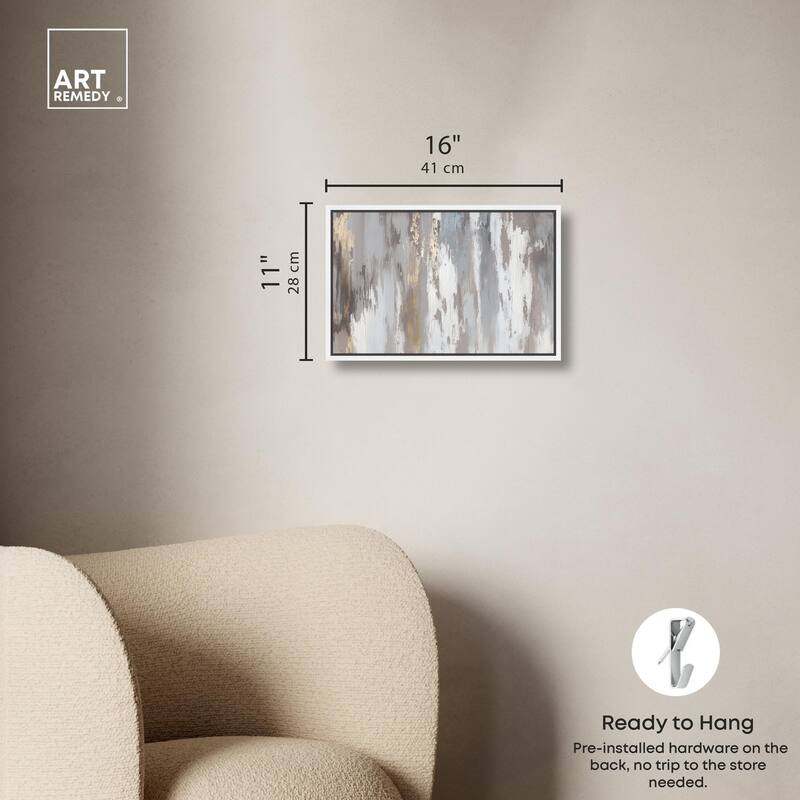 Flooding Gold I Canvas by Art Remedy