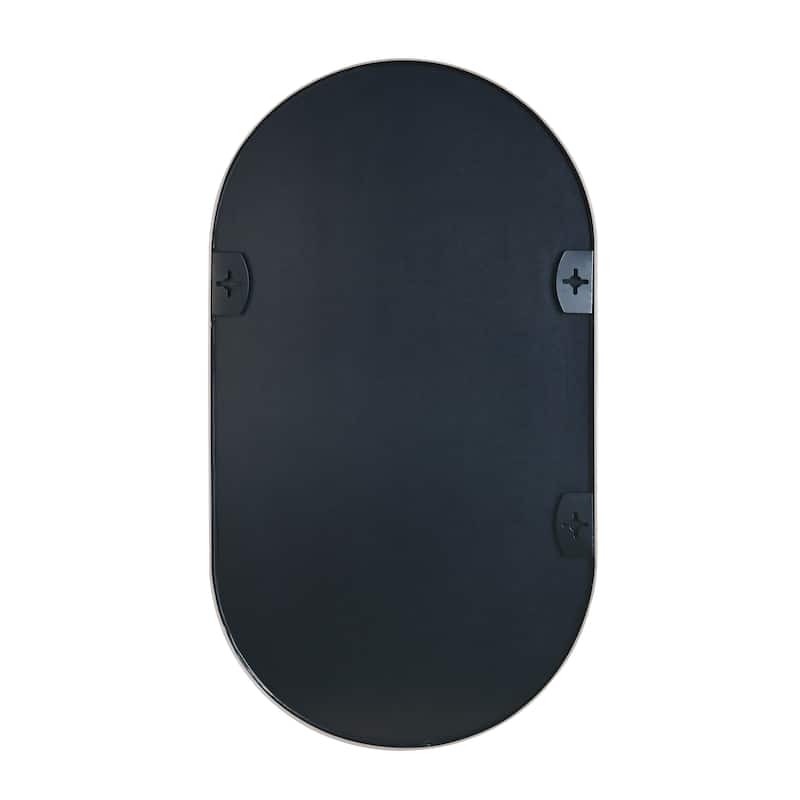20 x 33 Inch Metal Oval Mirror,the frame is made of high quality aluminum alloy