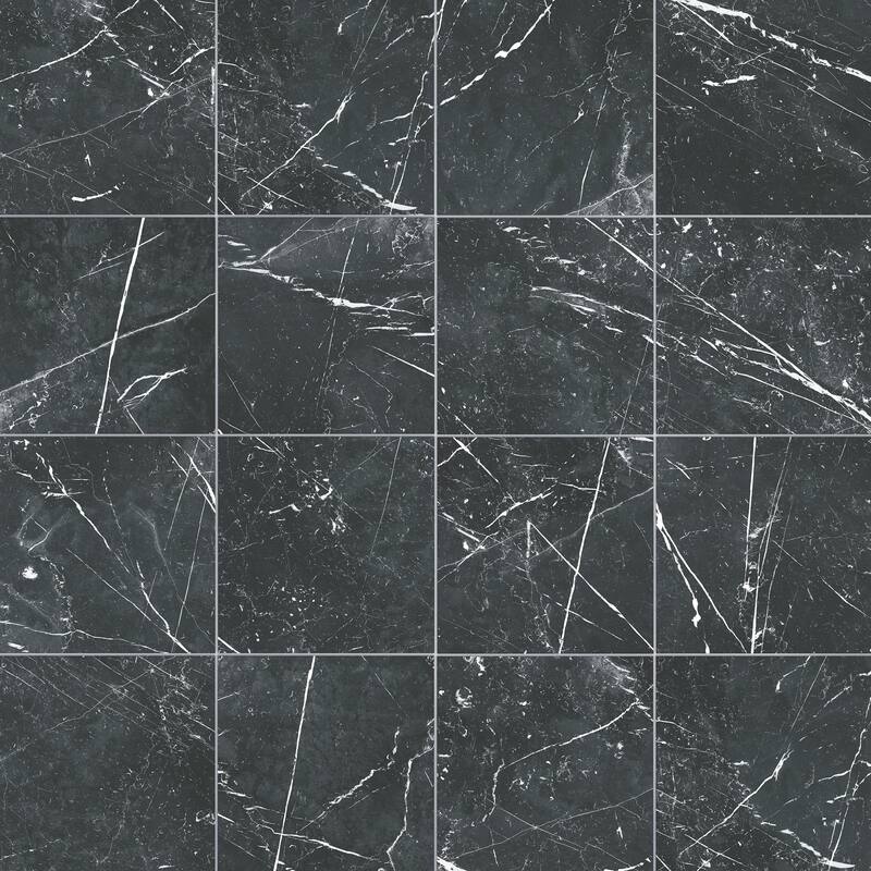 Merola Tile Timeless Marquina 9-3/4" x 9-3/4" Porcelain Floor and Wall Tile