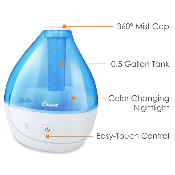 Personal Ultrasonic Cool Mist Humidifier - Bed Bath & Beyond