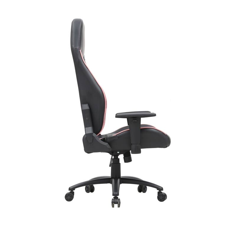 Joseff Black Faux Leather Reclining Gaming Chair by Furniture of America