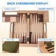 preview thumbnail 3 of 5, GSE™ 16" Classic 3-in-1 Wooden Folding Chess, Checker and Backgammon Board Game Combo Set