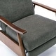 preview thumbnail 12 of 11, Sloan Wood Arm Push Back Recliner by Greyson Living