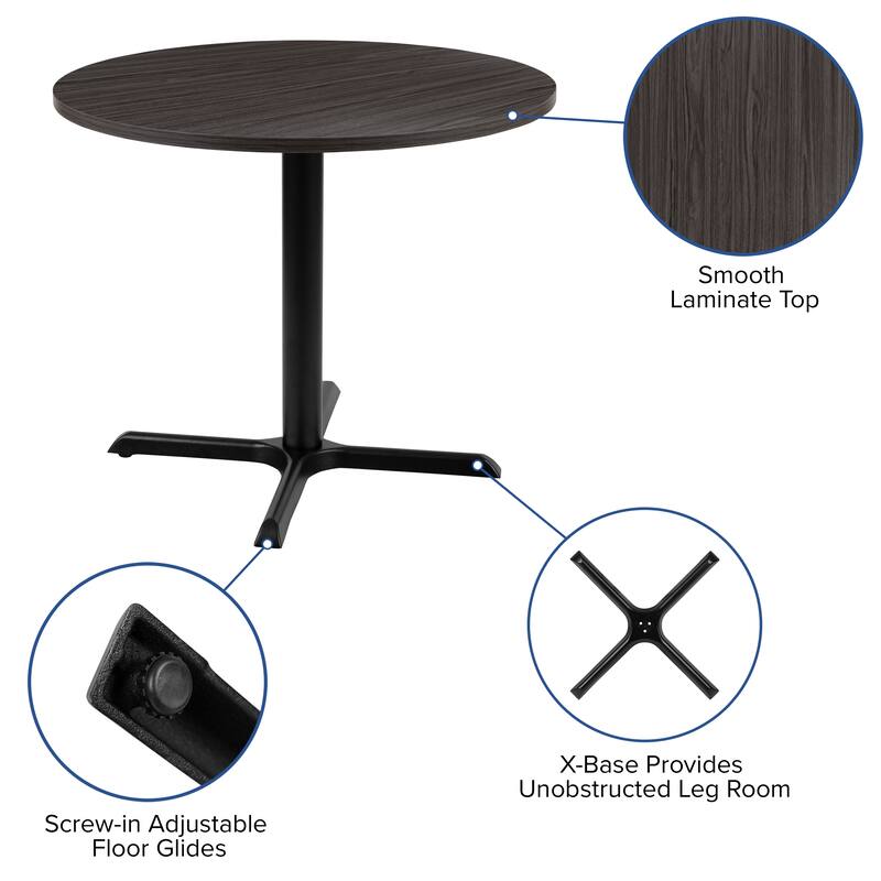 36" Round Multi-Purpose Conference Table - Meeting Table for Office