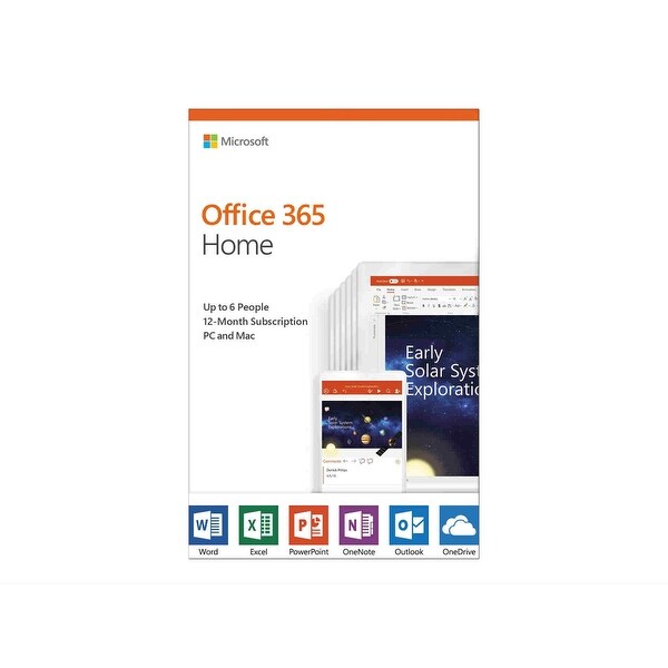 Microsoft 6GQ-01028 Office 365 Home 12-month subscription up to 6 people, 