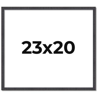 23x20 Frame Brown Solid Wood Picture Frame - Complete Modern Photo