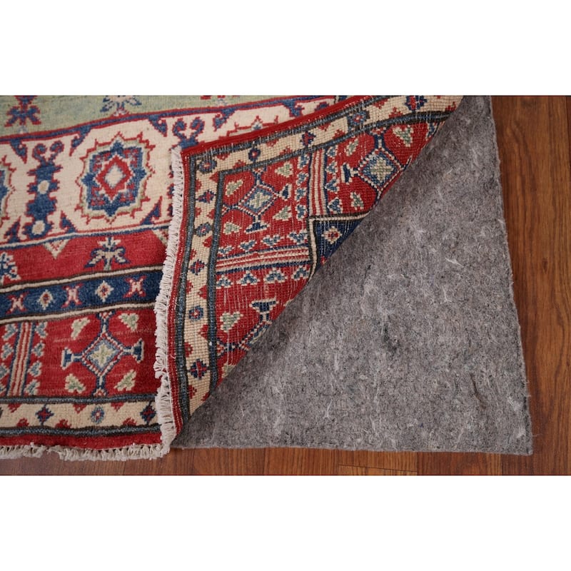 Kazak Foyer Rug Hand-Knotted Oriental Wool Carpet - 3'2" x 5'5"
