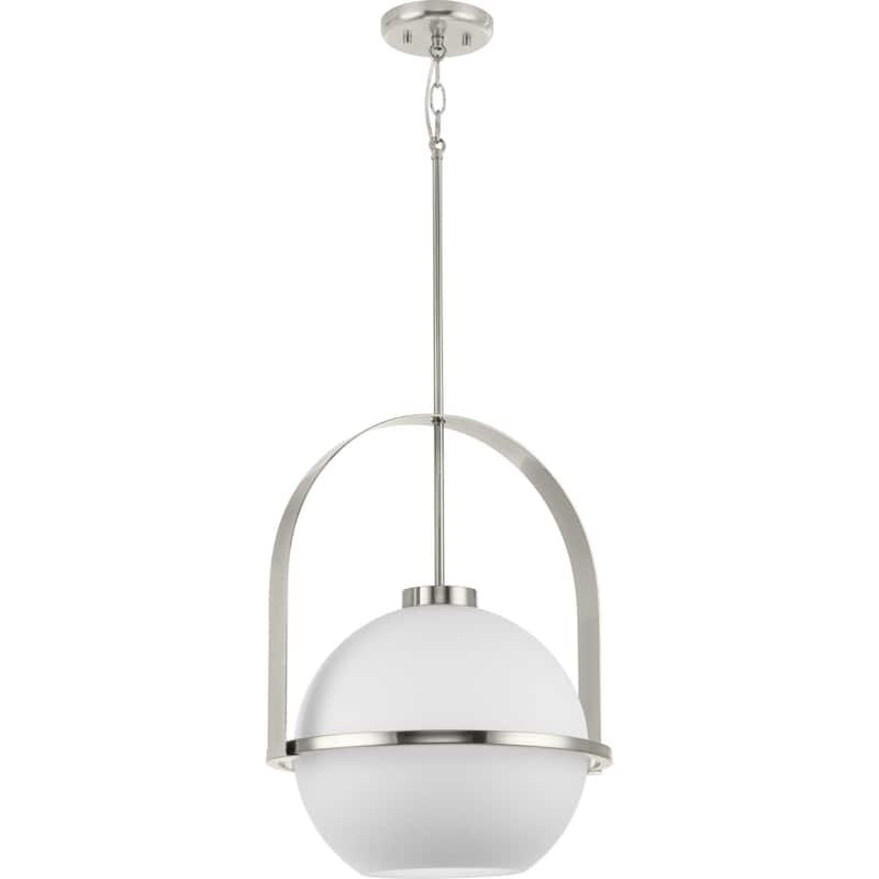 Progress Lighting P500359 Delayne 16" Wide Pendant with Frosted Glass