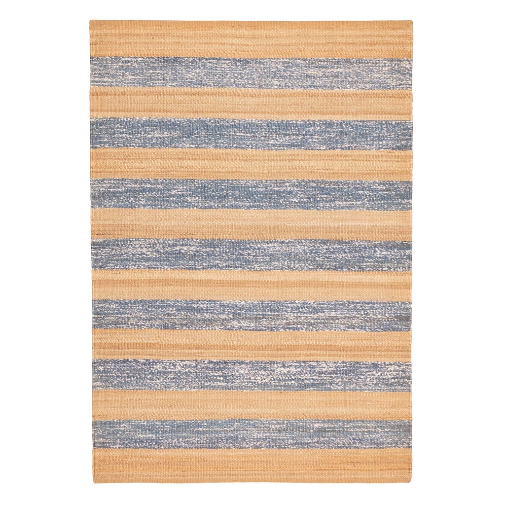 ECARPETGALLERY Flat-Weave Palas Denizli Tan Jute Kilim - 5'4 x 7'9