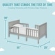 preview thumbnail 3 of 6, Dream On Me Hudson 3 in 1 Convertible Toddler Bed Cool Grey