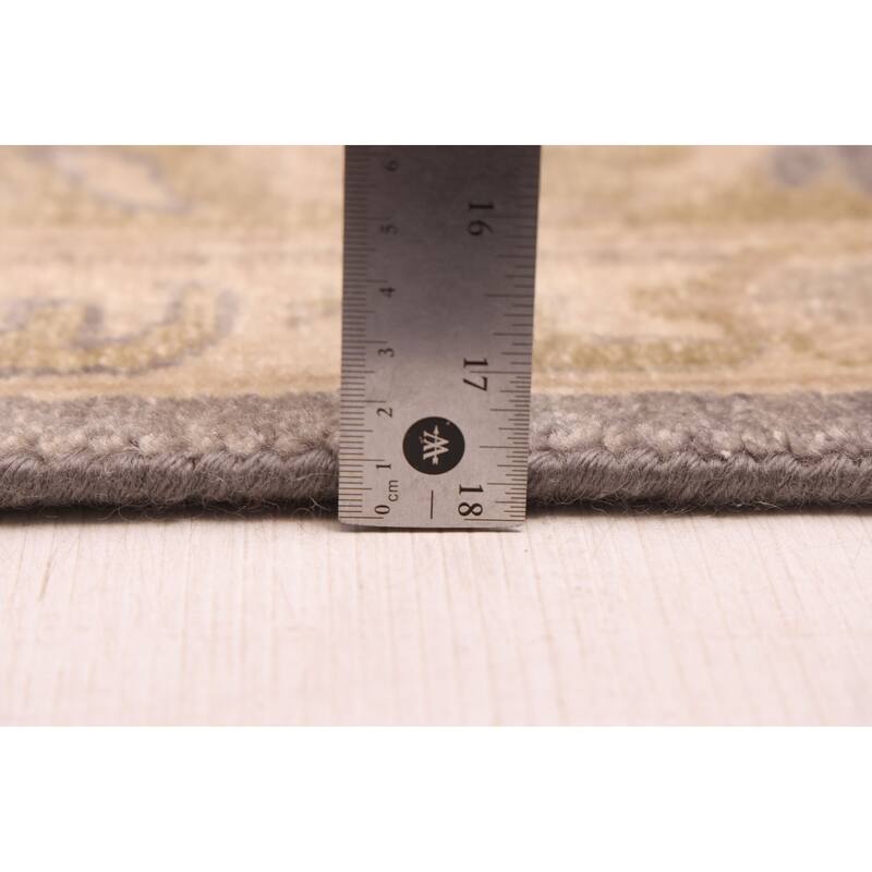 ECARPETGALLERY Hand-knotted Jules Serapi Dark Grey Wool Rug - 9'1 x 11'11