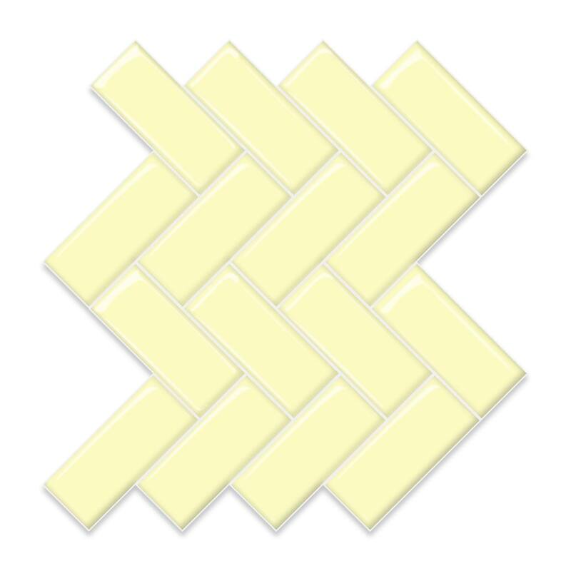 Art3d thicker herringbone peel and stick backsplash tiles