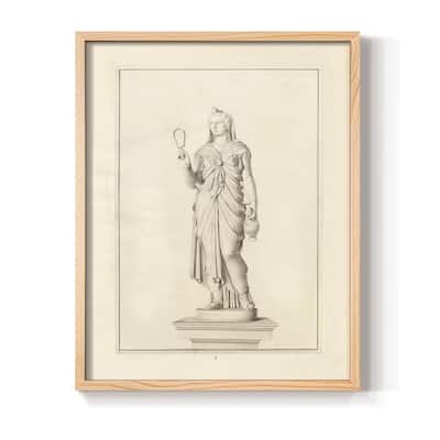 Vintage Sketch CXVI -Framed Print