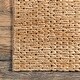 preview thumbnail 6 of 7, Nuloom Arlean Handmade Farmhouse Jute Area Rug