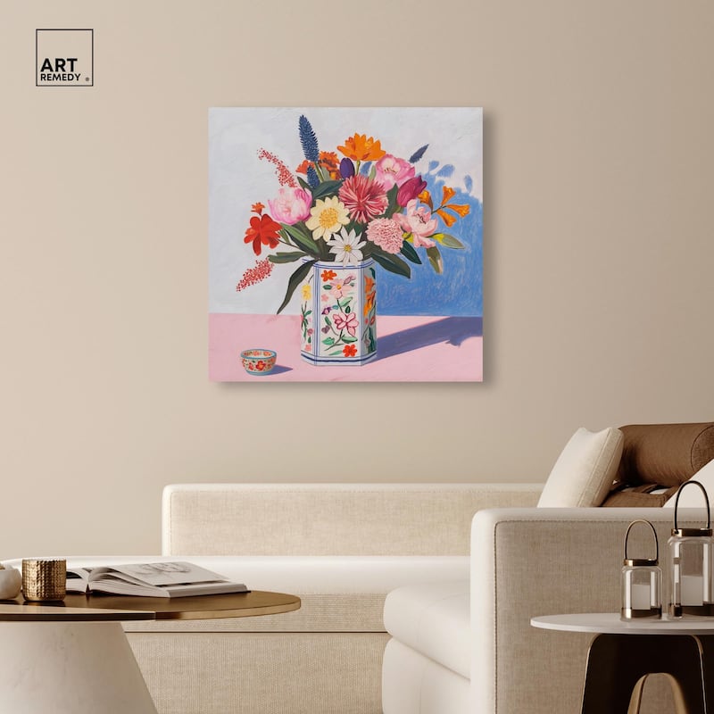 Spring's Riot Canvas by Art Remedy, Gallery Wrapped