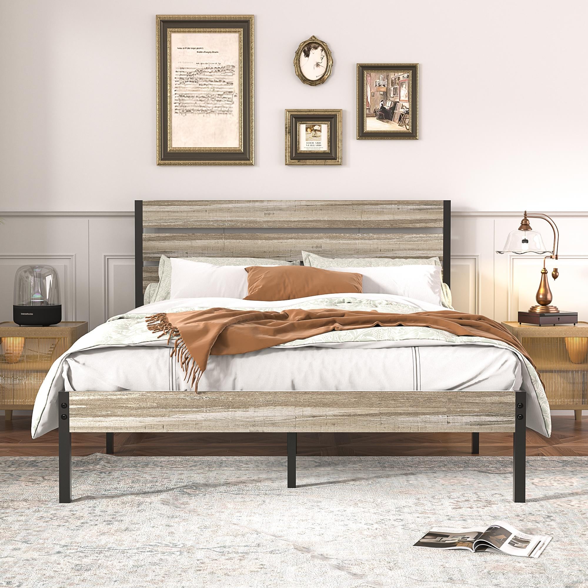 Industrial sales wood headboard