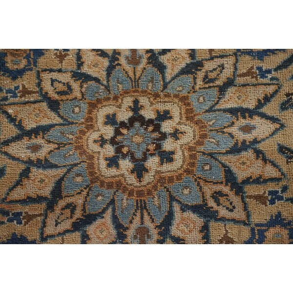 絨毯　mashad carpet Mashad Vintage Persian Area Rug Hand-Knotted Floral Wool