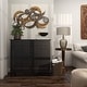 preview thumbnail 2 of 16, Beige Metal Abstract Home Wall Decor with Round Mirror Accents