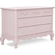 preview thumbnail 1 of 6, Evolur Aurora Pink Wood Seven-drawer Double Dresser Pink - 7-drawer