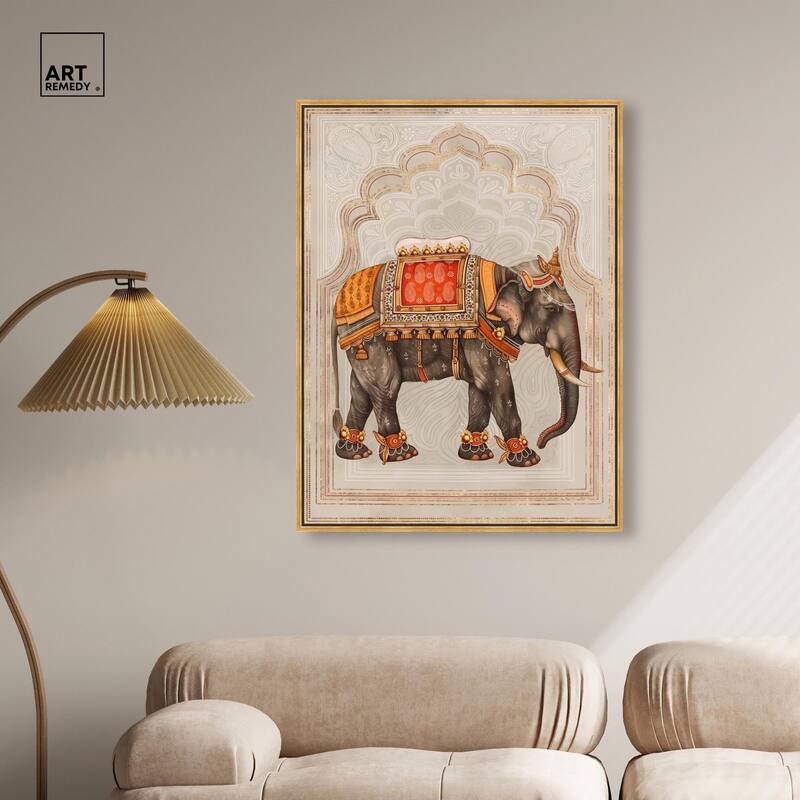 Elephant Queen Canvas by Art Remedy