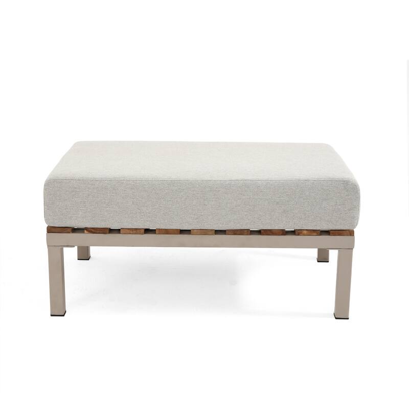 5-piece Full Foam Cushioning Sectional Sofa Set for living Room Patio