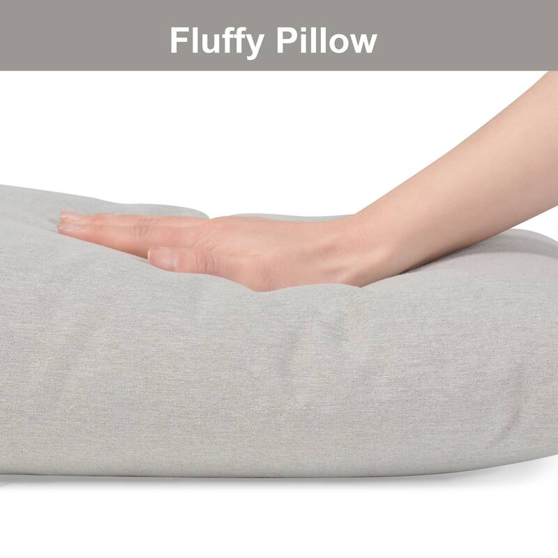 Hammock Pillow with ties, 40.1"×14.6", one count (Pack of 1) - 40.1" L × 14.6" W