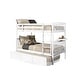 preview thumbnail 5 of 11, Somette Claire Twin Bunk Bed with Trundle and Tray