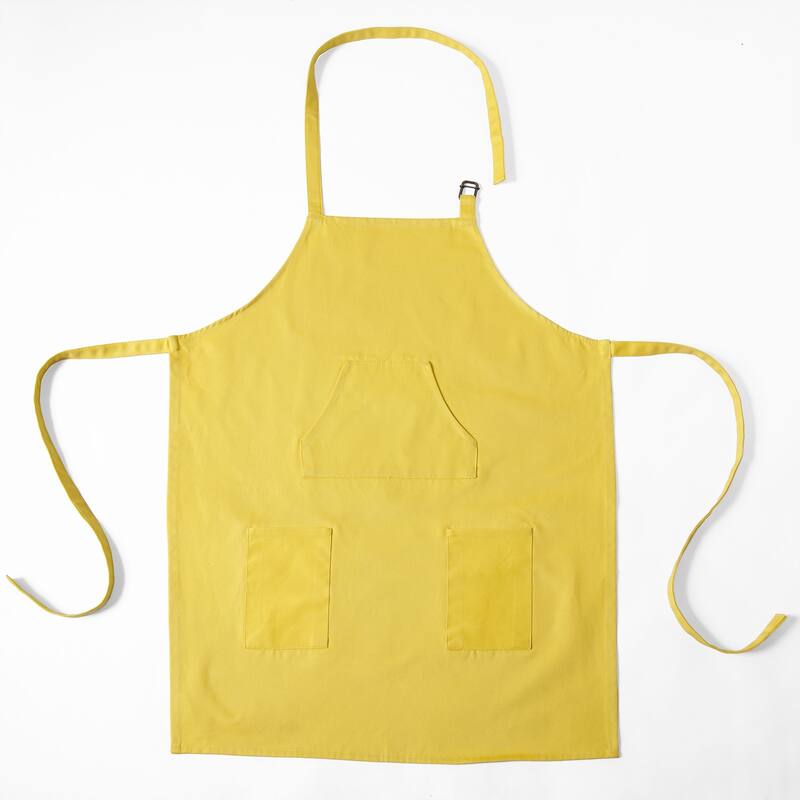 Exclusive Fabrics Solid Cotton Apron - 27 X 34