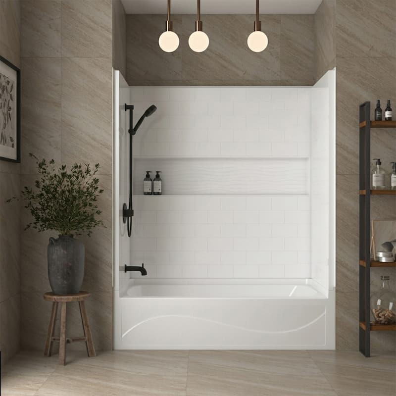 60 in. x 32 in. Soaking Alcove Bathtub