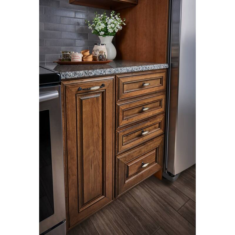 Top Knobs Tuscany 8-13/16 Inch Center to Center Handle Cabinet Pull - Dark Antique Brass