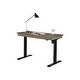 preview thumbnail 11 of 15, Farmhouse Electric Sit/Stand Desk, Height Adjustable Table, Blue