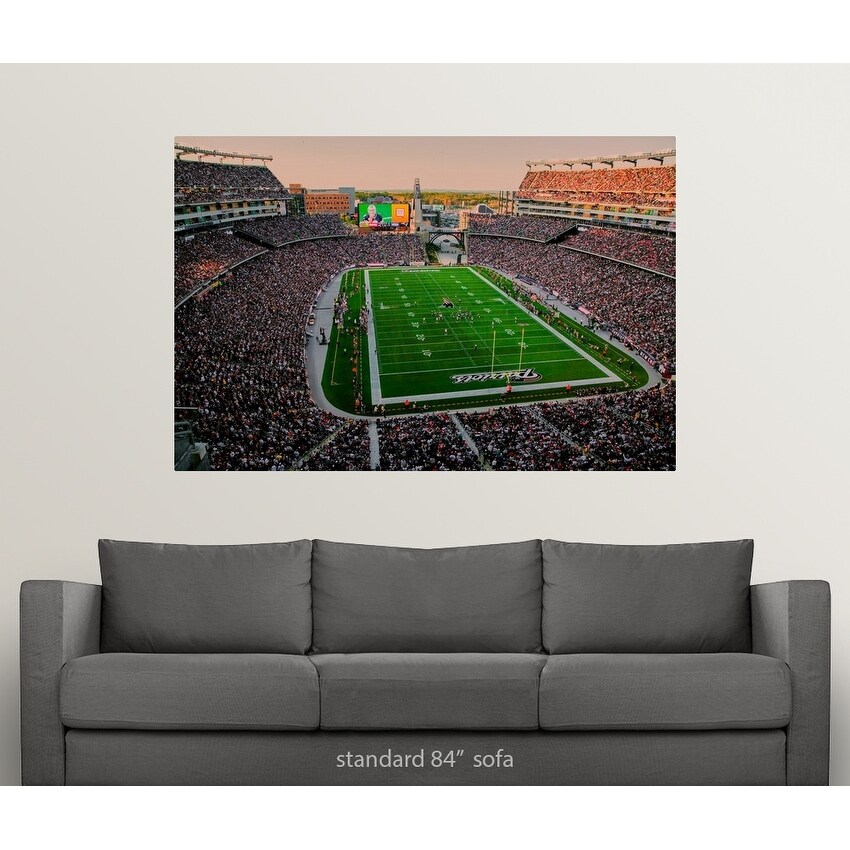 Shop Elevated View Of Gillette Stadium New England Patriots
