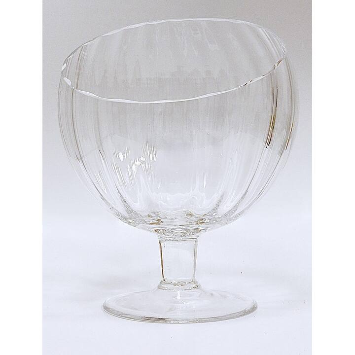 Footed Angular Bowl, Liscio Ottico