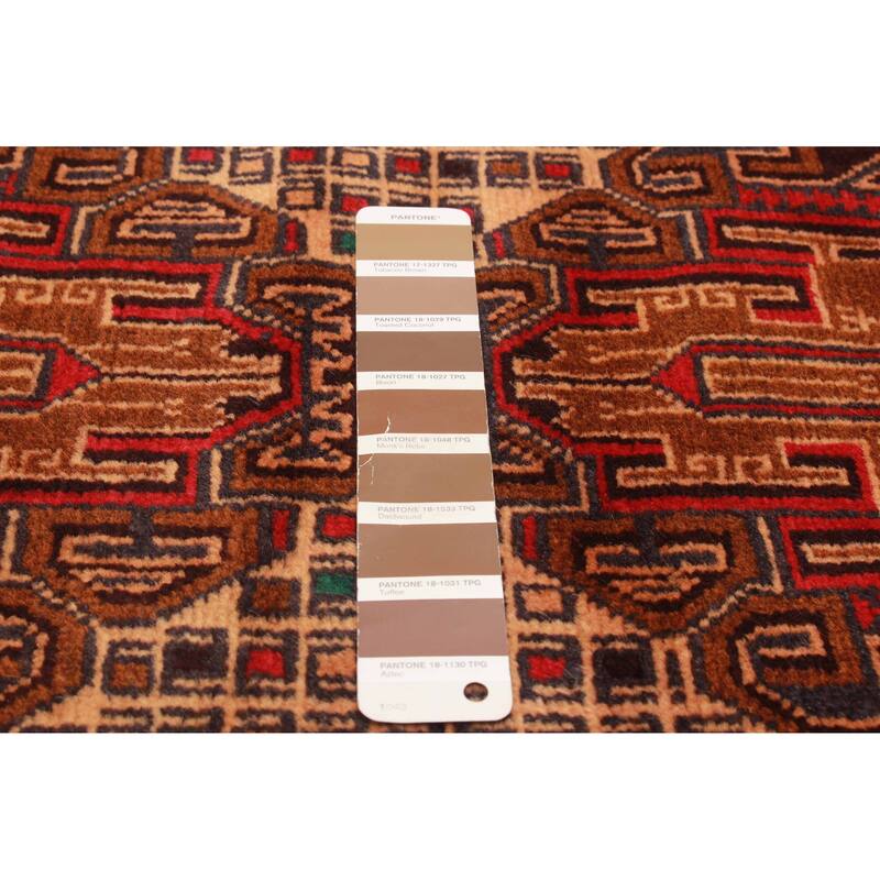 Teimani Brown Rug 2'8" x 5'1" - 2'8 x 5'1