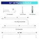 preview thumbnail 79 of 98, Energy-saving Wraparound Adjustable French Blackout Curtain Rod Set