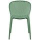 preview thumbnail 51 of 56, Modern Plastic Garden Patio Indoor or Outdoor Dining Stackable Chair UV Protected Armless With Dot Back Surf