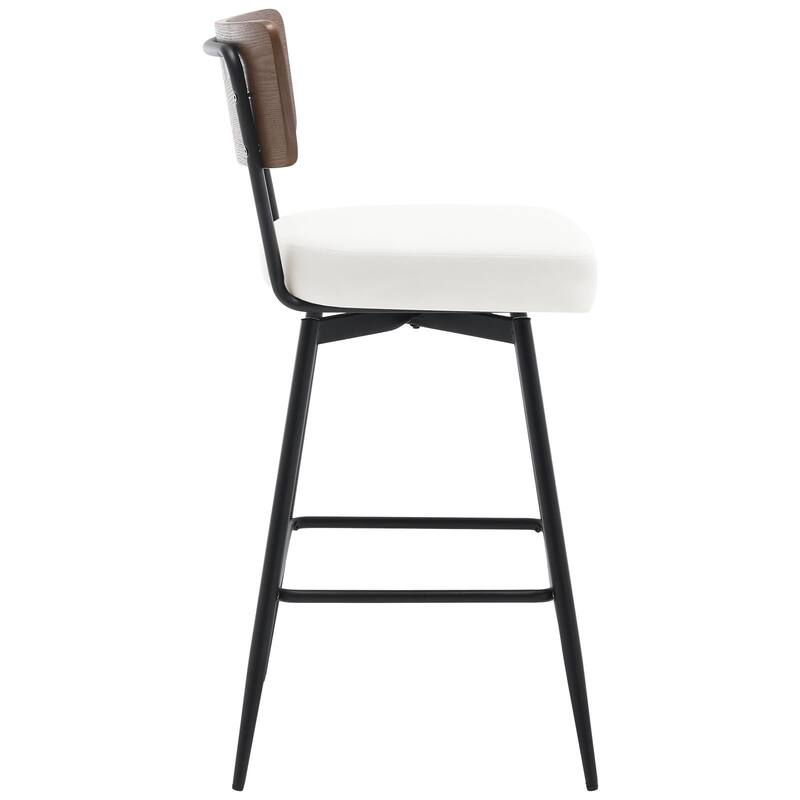 26"/ 29" Faux Leather Swivel Counter/ Bar Stools Set of 2/3