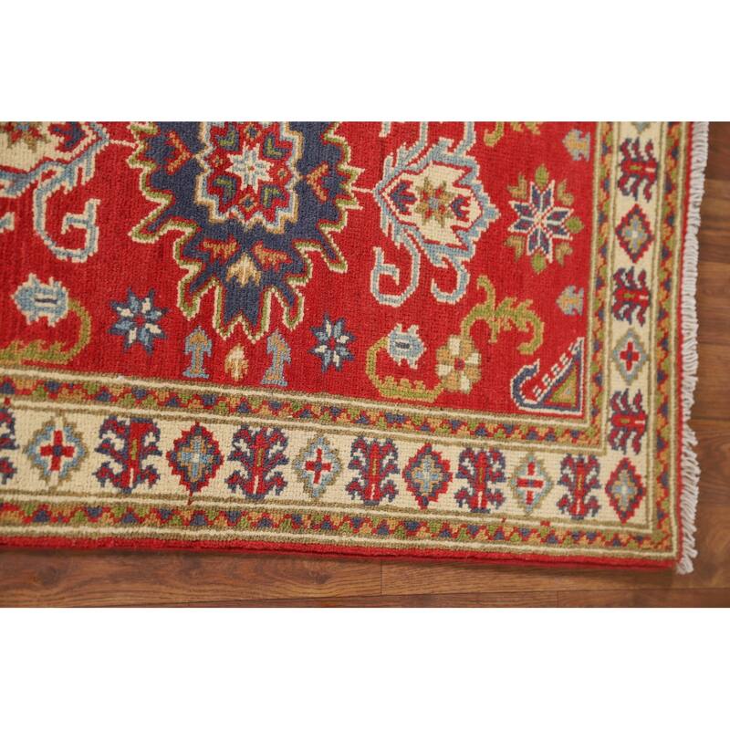 Kazak Oriental Runner Rug Hand-Knotted Wool Carpet - 2'1" x 9'11"