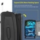 preview thumbnail 2 of 18, Merax 3 Piece Set Softside Luggage Sets with Spinner Wheels, Expandable Softshell Suitcase Set with Telescopic Handle