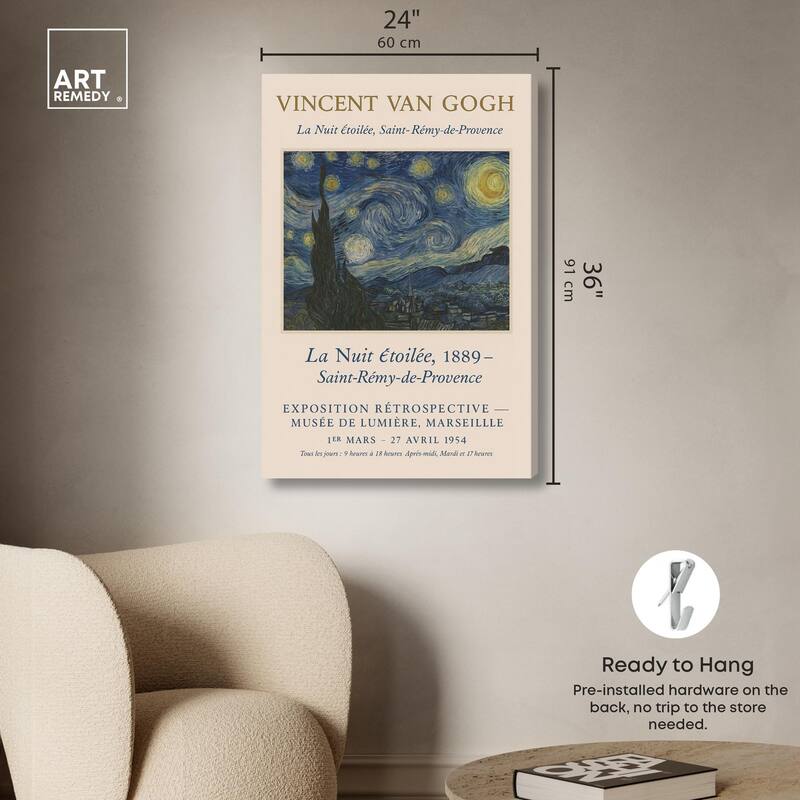 Starry Night Canvas by Art Remedy, Gallery Wrapped