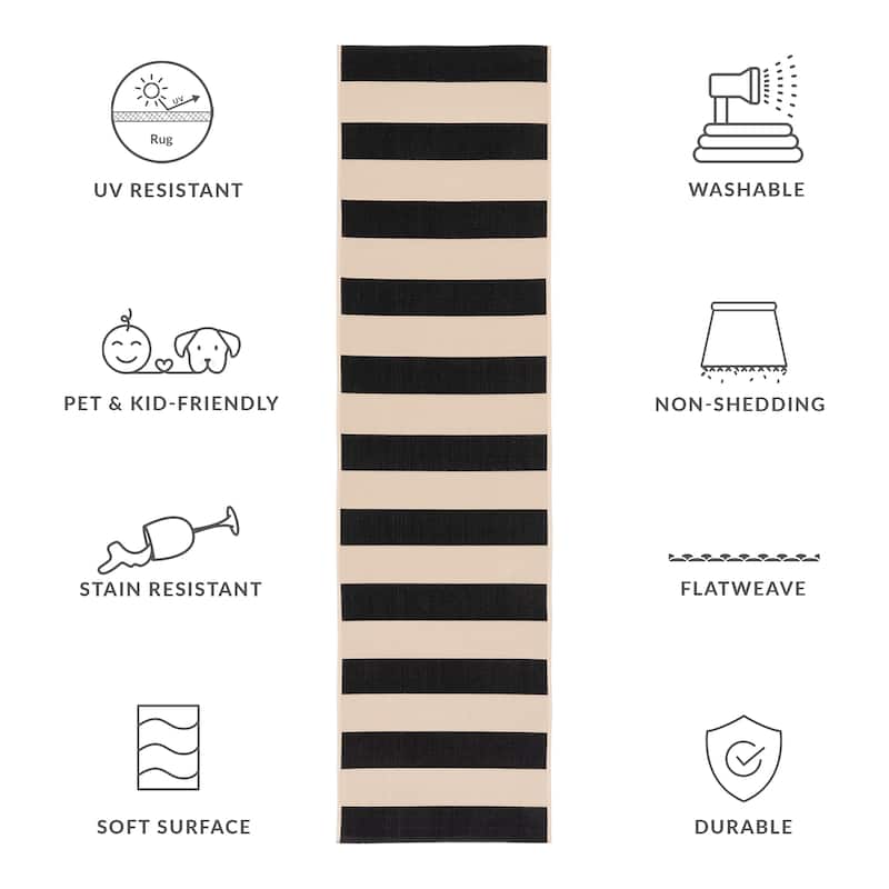 SAFAVIEH Courtyard Maysa Indoor/ Outdoor Waterproof Backyard Patio Rug