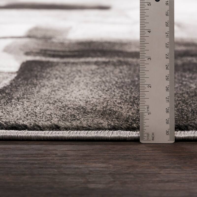 Ryan Modern Squares Abstract Area Rug