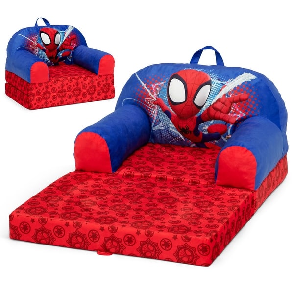 slide 2 of 5, Spidey and His Amazing Friends Cozee Buddy Flip-Out Chair