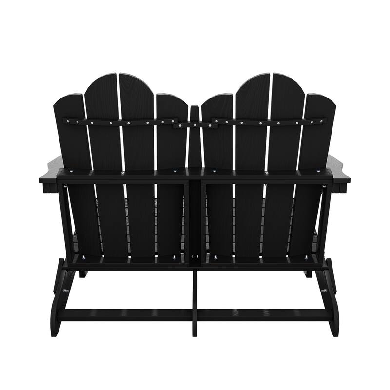 Outdoor HDPE Foldable Patio Loveseat