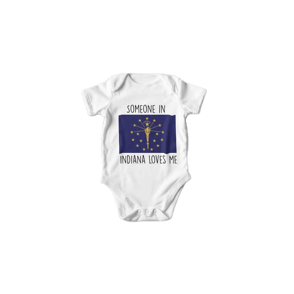 Indiana - Baby Boy Girl Clothes Infant Bodysuit Funny Cute Newborn