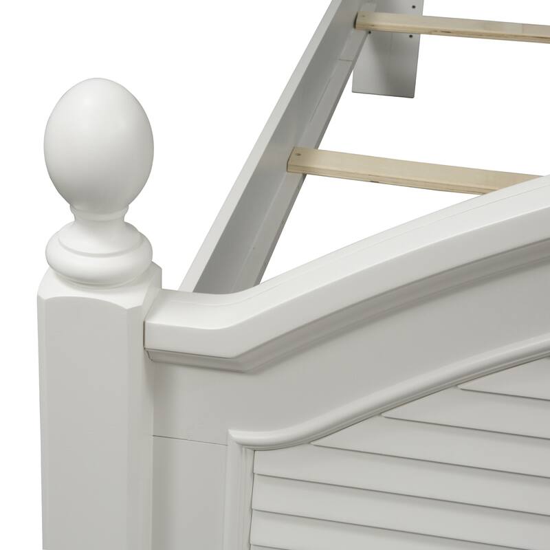 Summer House I Oyster White Poster Bed - King or Queen Option
