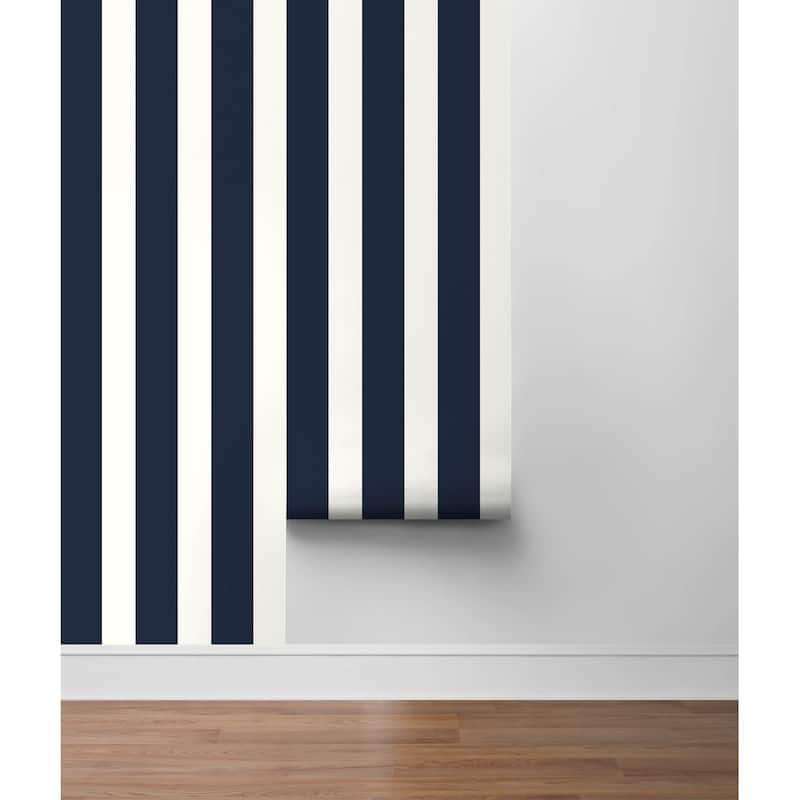 Luxe Haven Designer Stripe Peel and Stick Wallpaper