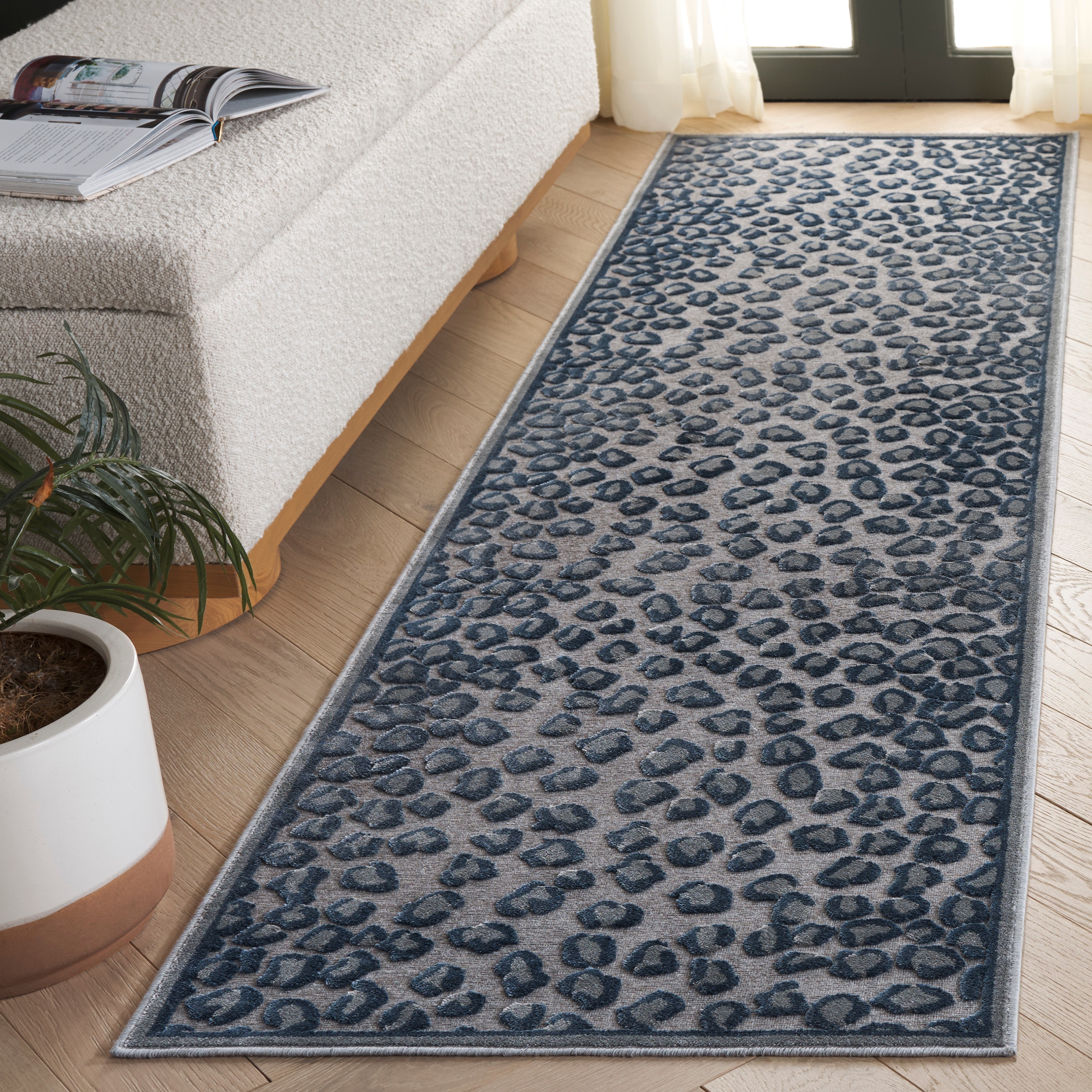 SAFAVIEH, Paradise Jeannie Leopard Viscose Rug - On Sale
