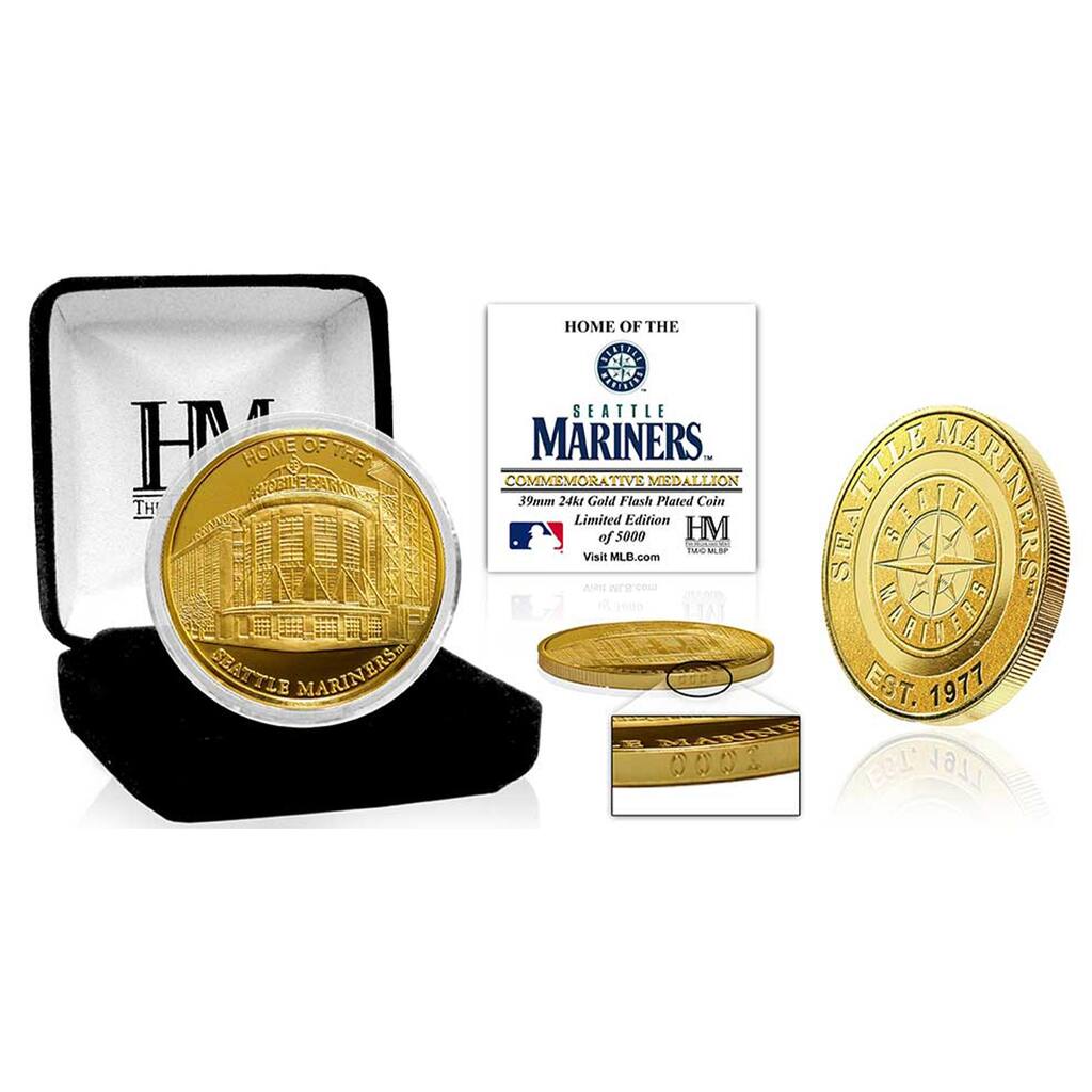 Seattle Mariners "Stadium" Gold Mint Coin